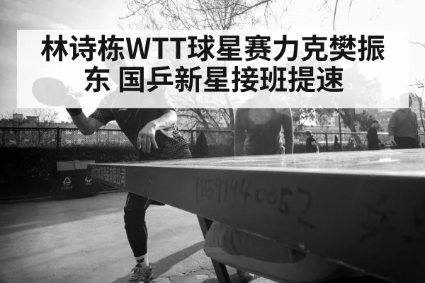 林诗栋WTT球星赛力克樊振东 国乒新星接班提速
