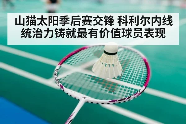 山猫太阳季后赛交锋 科利尔内线统治力铸就最有价值球员表现